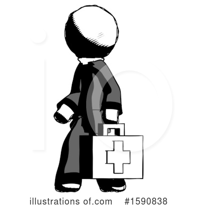Royalty-Free (RF) Ink Design Mascot Clipart Illustration by Leo Blanchette - Stock Sample #1590838