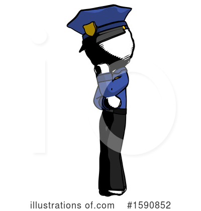 Royalty-Free (RF) Ink Design Mascot Clipart Illustration by Leo Blanchette - Stock Sample #1590852