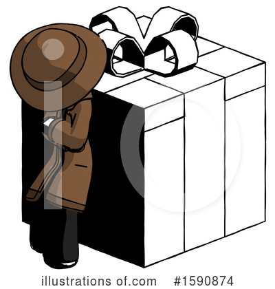 Royalty-Free (RF) Ink Design Mascot Clipart Illustration by Leo Blanchette - Stock Sample #1590874