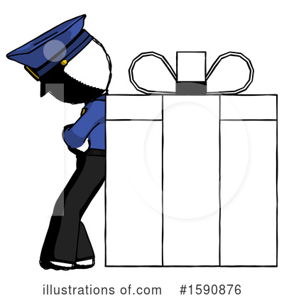 Royalty-Free (RF) Ink Design Mascot Clipart Illustration by Leo Blanchette - Stock Sample #1590876