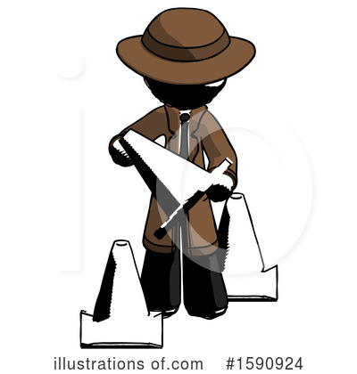 Royalty-Free (RF) Ink Design Mascot Clipart Illustration by Leo Blanchette - Stock Sample #1590924