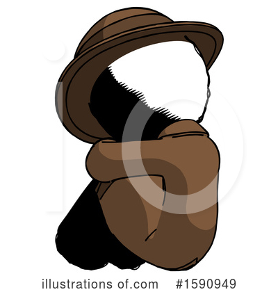 Royalty-Free (RF) Ink Design Mascot Clipart Illustration by Leo Blanchette - Stock Sample #1590949