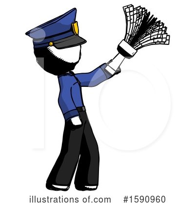 Royalty-Free (RF) Ink Design Mascot Clipart Illustration by Leo Blanchette - Stock Sample #1590960