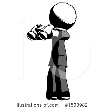 Royalty-Free (RF) Ink Design Mascot Clipart Illustration by Leo Blanchette - Stock Sample #1590982