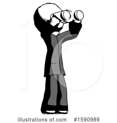 Royalty-Free (RF) Ink Design Mascot Clipart Illustration by Leo Blanchette - Stock Sample #1590989