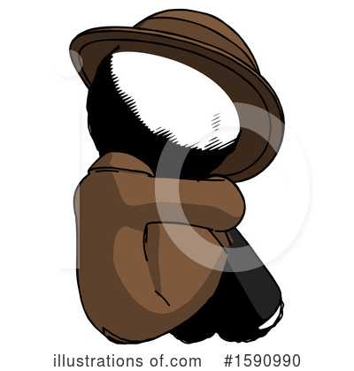 Royalty-Free (RF) Ink Design Mascot Clipart Illustration by Leo Blanchette - Stock Sample #1590990