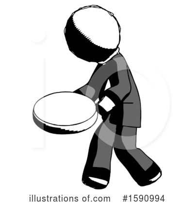 Royalty-Free (RF) Ink Design Mascot Clipart Illustration by Leo Blanchette - Stock Sample #1590994