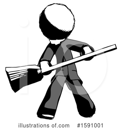 Royalty-Free (RF) Ink Design Mascot Clipart Illustration by Leo Blanchette - Stock Sample #1591001
