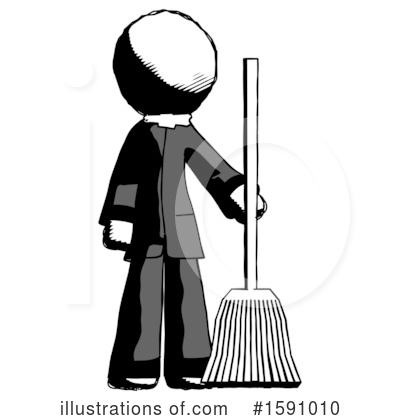 Royalty-Free (RF) Ink Design Mascot Clipart Illustration by Leo Blanchette - Stock Sample #1591010