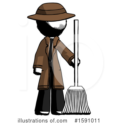 Royalty-Free (RF) Ink Design Mascot Clipart Illustration by Leo Blanchette - Stock Sample #1591011