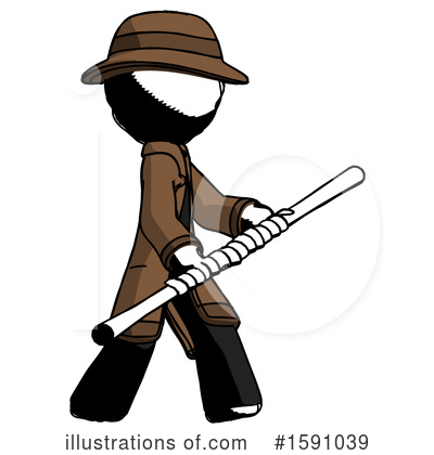 Royalty-Free (RF) Ink Design Mascot Clipart Illustration by Leo Blanchette - Stock Sample #1591039