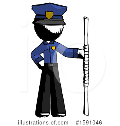 Royalty-Free (RF) Ink Design Mascot Clipart Illustration by Leo Blanchette - Stock Sample #1591046