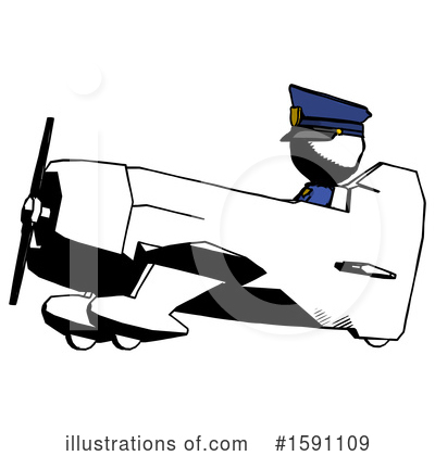 Royalty-Free (RF) Ink Design Mascot Clipart Illustration by Leo Blanchette - Stock Sample #1591109