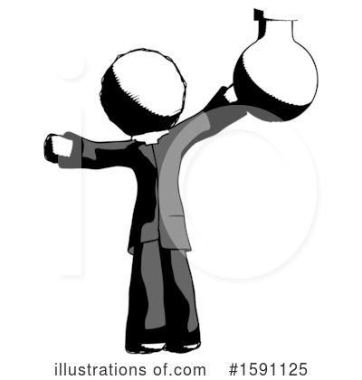Royalty-Free (RF) Ink Design Mascot Clipart Illustration by Leo Blanchette - Stock Sample #1591125