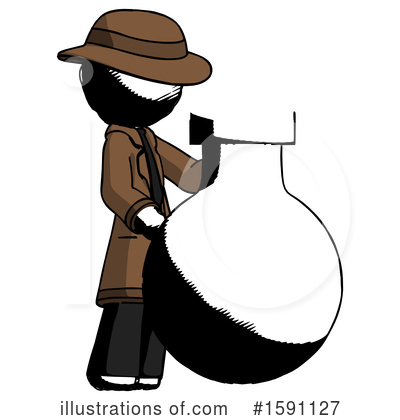 Royalty-Free (RF) Ink Design Mascot Clipart Illustration by Leo Blanchette - Stock Sample #1591127