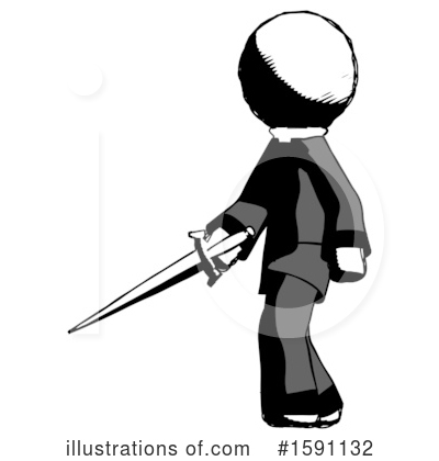 Royalty-Free (RF) Ink Design Mascot Clipart Illustration by Leo Blanchette - Stock Sample #1591132