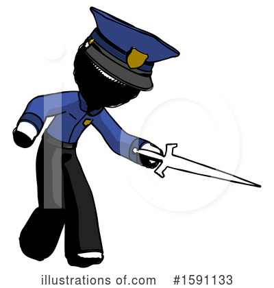 Royalty-Free (RF) Ink Design Mascot Clipart Illustration by Leo Blanchette - Stock Sample #1591133