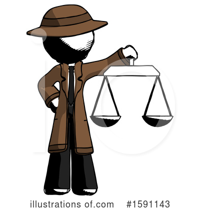 Royalty-Free (RF) Ink Design Mascot Clipart Illustration by Leo Blanchette - Stock Sample #1591143