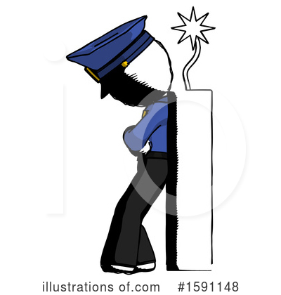 Royalty-Free (RF) Ink Design Mascot Clipart Illustration by Leo Blanchette - Stock Sample #1591148