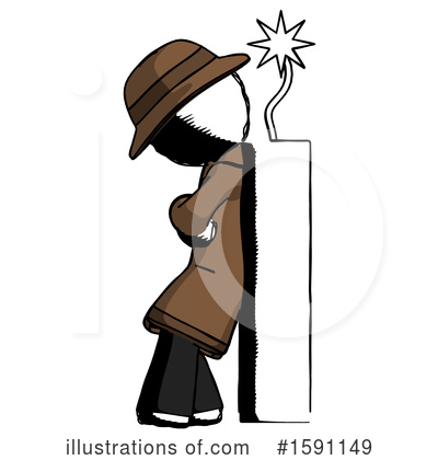Royalty-Free (RF) Ink Design Mascot Clipart Illustration by Leo Blanchette - Stock Sample #1591149