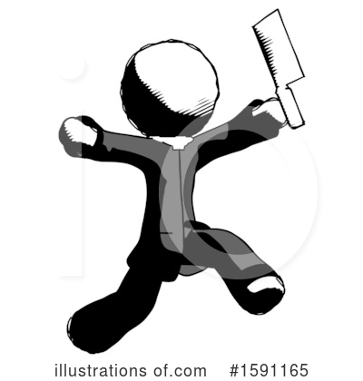 Royalty-Free (RF) Ink Design Mascot Clipart Illustration by Leo Blanchette - Stock Sample #1591165