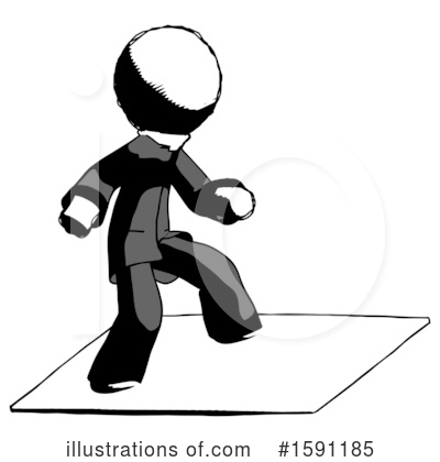 Royalty-Free (RF) Ink Design Mascot Clipart Illustration by Leo Blanchette - Stock Sample #1591185
