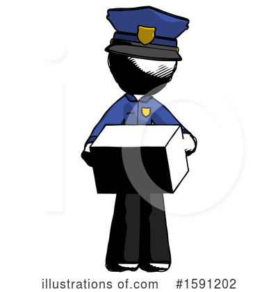 Royalty-Free (RF) Ink Design Mascot Clipart Illustration by Leo Blanchette - Stock Sample #1591202