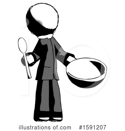 Royalty-Free (RF) Ink Design Mascot Clipart Illustration by Leo Blanchette - Stock Sample #1591207