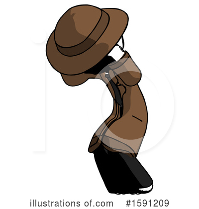 Royalty-Free (RF) Ink Design Mascot Clipart Illustration by Leo Blanchette - Stock Sample #1591209