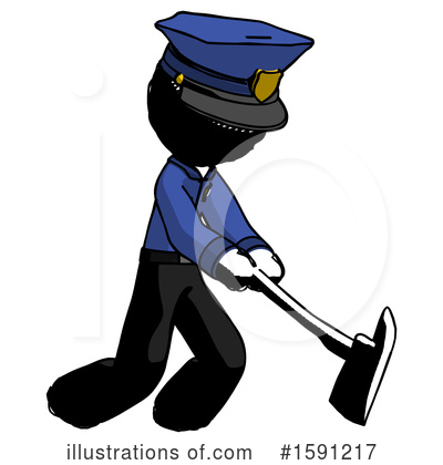 Royalty-Free (RF) Ink Design Mascot Clipart Illustration by Leo Blanchette - Stock Sample #1591217