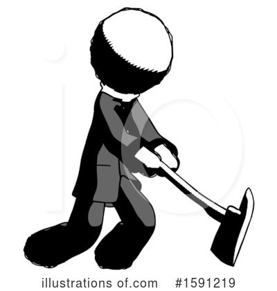 Royalty-Free (RF) Ink Design Mascot Clipart Illustration by Leo Blanchette - Stock Sample #1591219