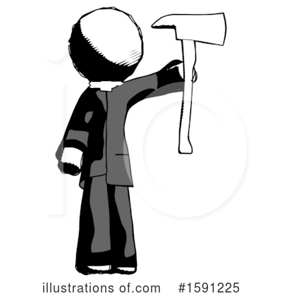 Royalty-Free (RF) Ink Design Mascot Clipart Illustration by Leo Blanchette - Stock Sample #1591225