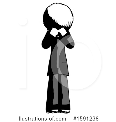Royalty-Free (RF) Ink Design Mascot Clipart Illustration by Leo Blanchette - Stock Sample #1591238