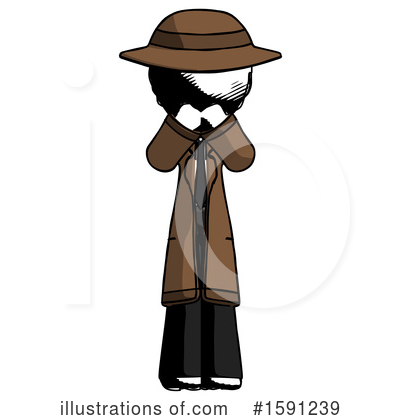 Royalty-Free (RF) Ink Design Mascot Clipart Illustration by Leo Blanchette - Stock Sample #1591239