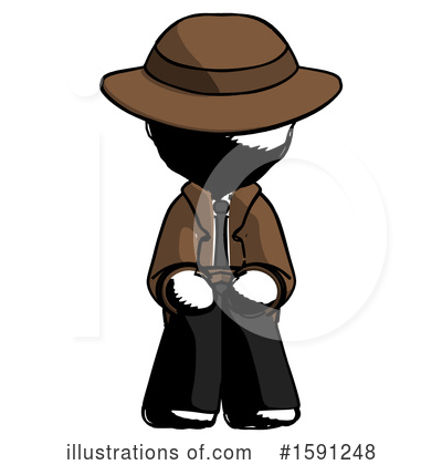 Royalty-Free (RF) Ink Design Mascot Clipart Illustration by Leo Blanchette - Stock Sample #1591248