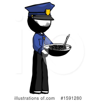 Royalty-Free (RF) Ink Design Mascot Clipart Illustration by Leo Blanchette - Stock Sample #1591280
