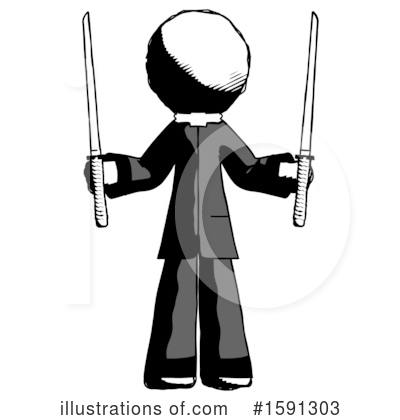 Royalty-Free (RF) Ink Design Mascot Clipart Illustration by Leo Blanchette - Stock Sample #1591303