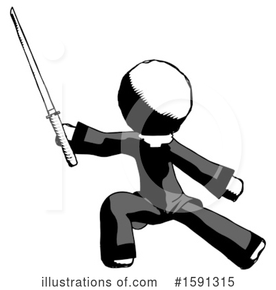 Royalty-Free (RF) Ink Design Mascot Clipart Illustration by Leo Blanchette - Stock Sample #1591315