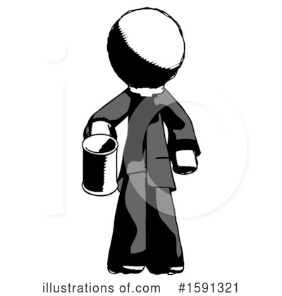 Royalty-Free (RF) Ink Design Mascot Clipart Illustration by Leo Blanchette - Stock Sample #1591321