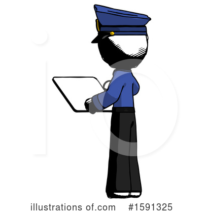 Royalty-Free (RF) Ink Design Mascot Clipart Illustration by Leo Blanchette - Stock Sample #1591325