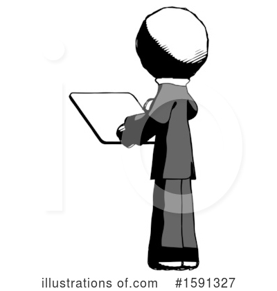 Royalty-Free (RF) Ink Design Mascot Clipart Illustration by Leo Blanchette - Stock Sample #1591327