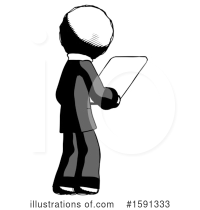 Royalty-Free (RF) Ink Design Mascot Clipart Illustration by Leo Blanchette - Stock Sample #1591333