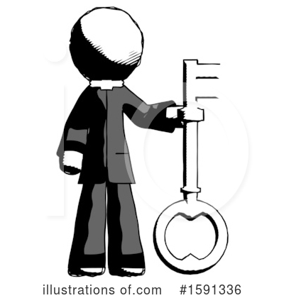 Royalty-Free (RF) Ink Design Mascot Clipart Illustration by Leo Blanchette - Stock Sample #1591336