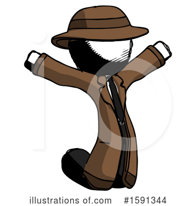 Royalty-Free (RF) Ink Design Mascot Clipart Illustration by Leo Blanchette - Stock Sample #1591344