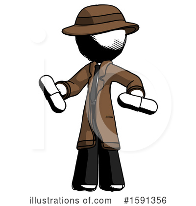 Royalty-Free (RF) Ink Design Mascot Clipart Illustration by Leo Blanchette - Stock Sample #1591356