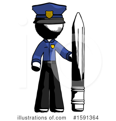 Royalty-Free (RF) Ink Design Mascot Clipart Illustration by Leo Blanchette - Stock Sample #1591364