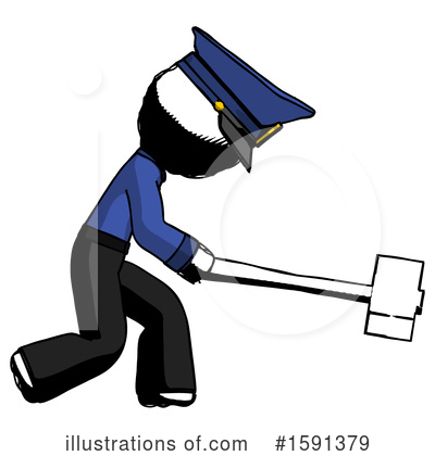 Royalty-Free (RF) Ink Design Mascot Clipart Illustration by Leo Blanchette - Stock Sample #1591379