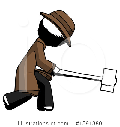 Royalty-Free (RF) Ink Design Mascot Clipart Illustration by Leo Blanchette - Stock Sample #1591380