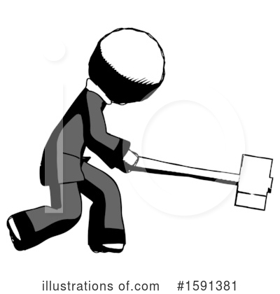 Royalty-Free (RF) Ink Design Mascot Clipart Illustration by Leo Blanchette - Stock Sample #1591381