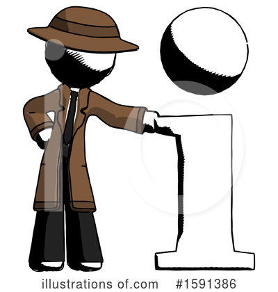 Royalty-Free (RF) Ink Design Mascot Clipart Illustration by Leo Blanchette - Stock Sample #1591386